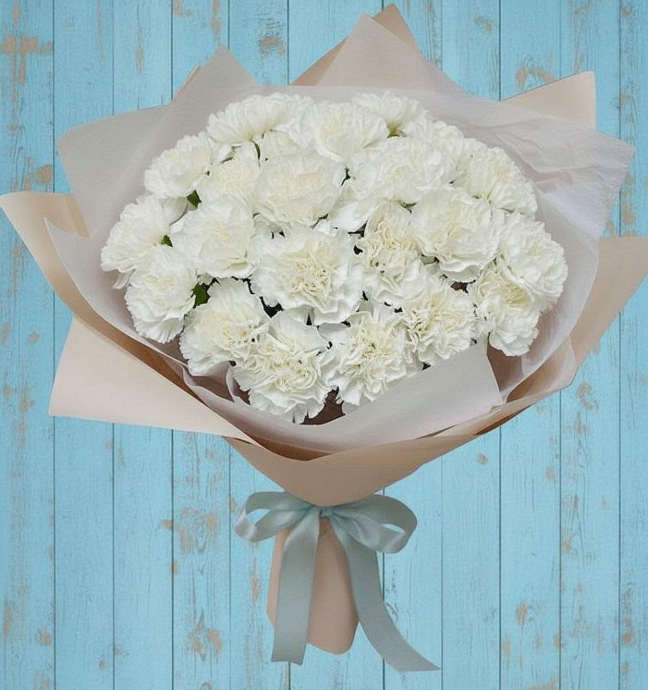 Букет цветов из: Гвоздики в Ильинской