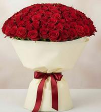 Букет 101 Красная роза Милано в Ильинской