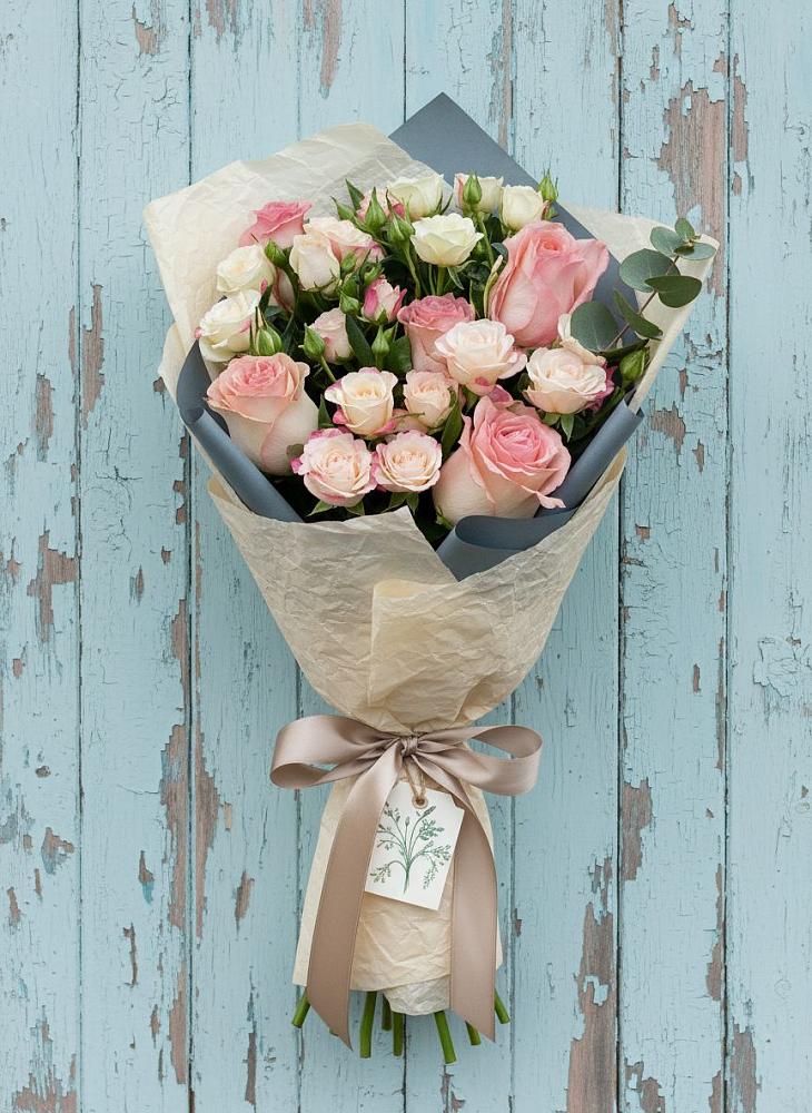 Букет цветов из: Розы в Ильинской