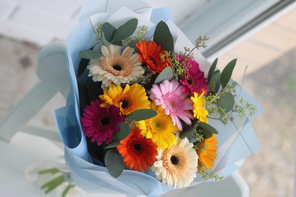 Букет цветов из: Герберы в Ильинской