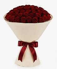 Букет 101 Бордовая роза Блэк Бакарра в Ильинской