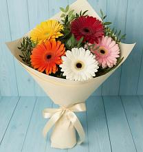 Букет цветов из:  Герберы в Ильинской
