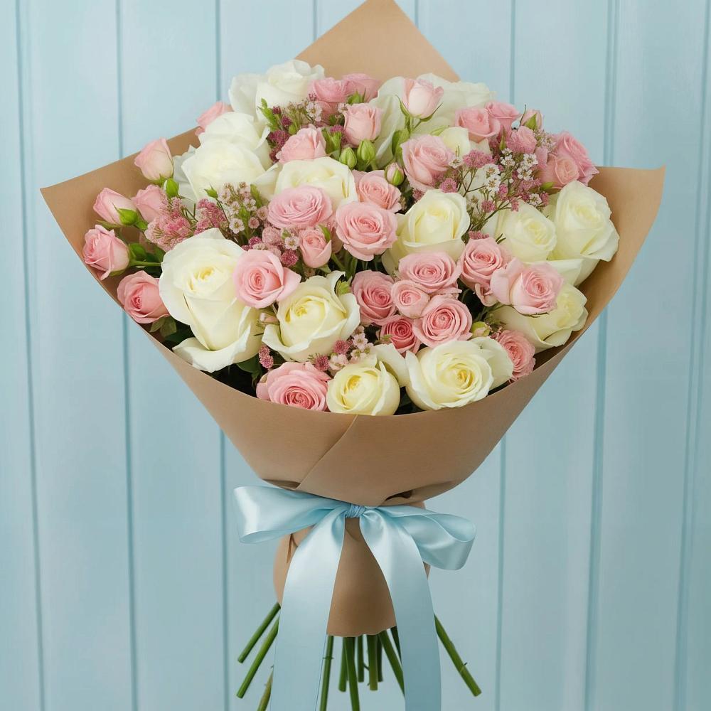 Букет цветов из: Розы в Ильинской