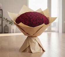 Букет 101 Красная роза в Ильинской