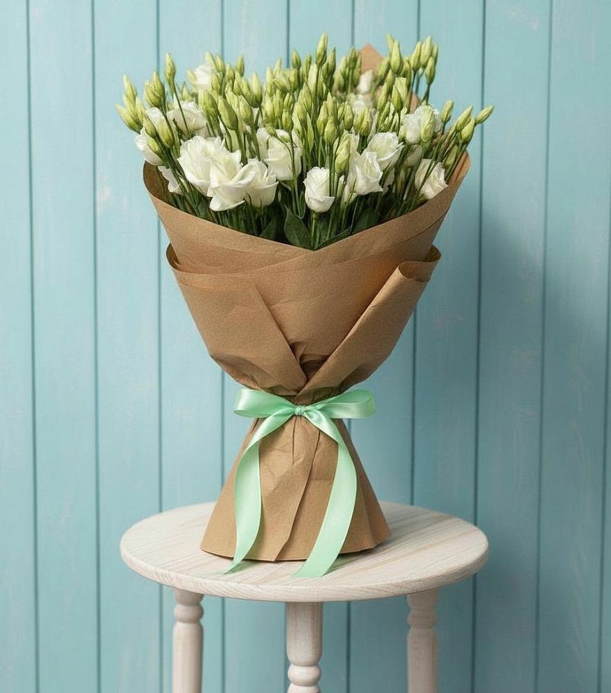 Букет цветов из: Лизиантусы в Ильинской