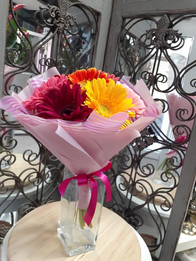 Букет цветов из: Герберы в Ильинской