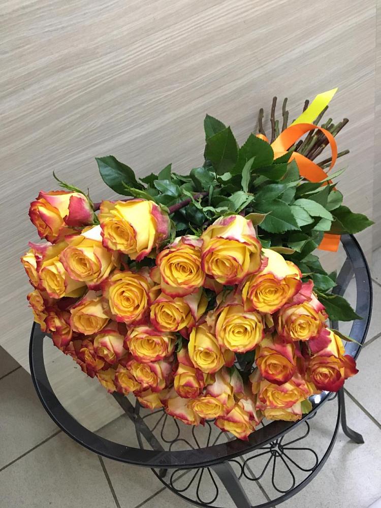 Букет Желтые розы в Ильинской