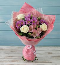 Букет цветов из:  Герберы в Ильинской