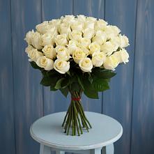 Букет 51 Белая роза Эдлесс Лав #REPLACE_PRED# Ильинской