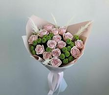 Букет цветов из:  Розы и Хризантемы в Ильинской