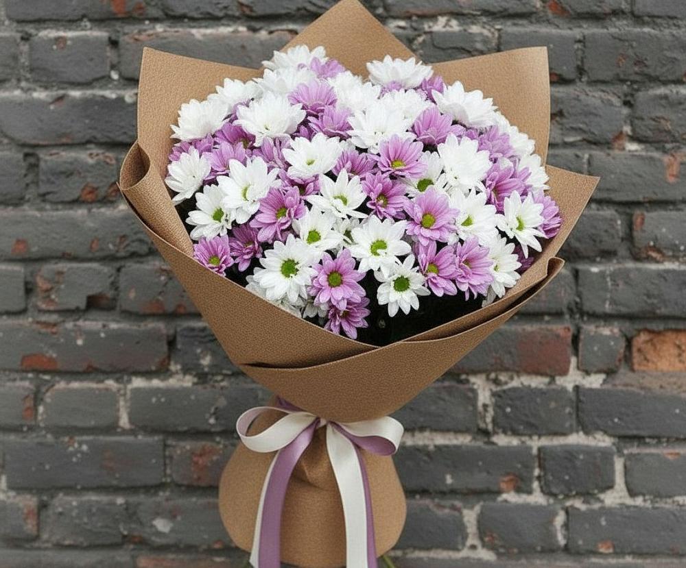 Букет цветов из: Хризантемы в Ильинской