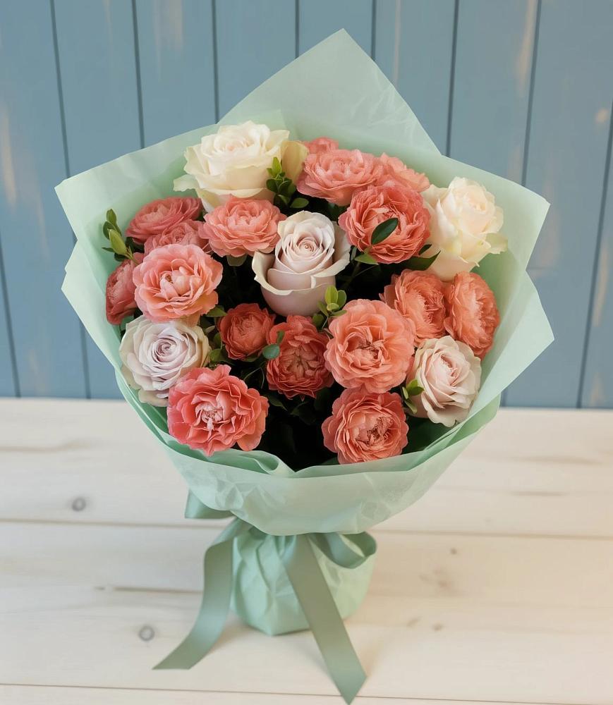 Букет цветов из: Розы в Ильинской