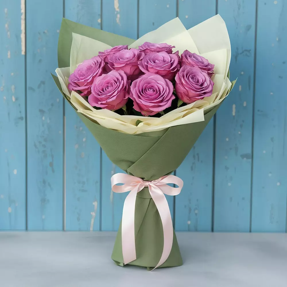 Букет Розы Фёрст Леди в Ильинской