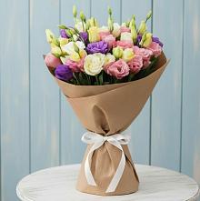 Букет цветов из:  Лизиантусы в Ильинской